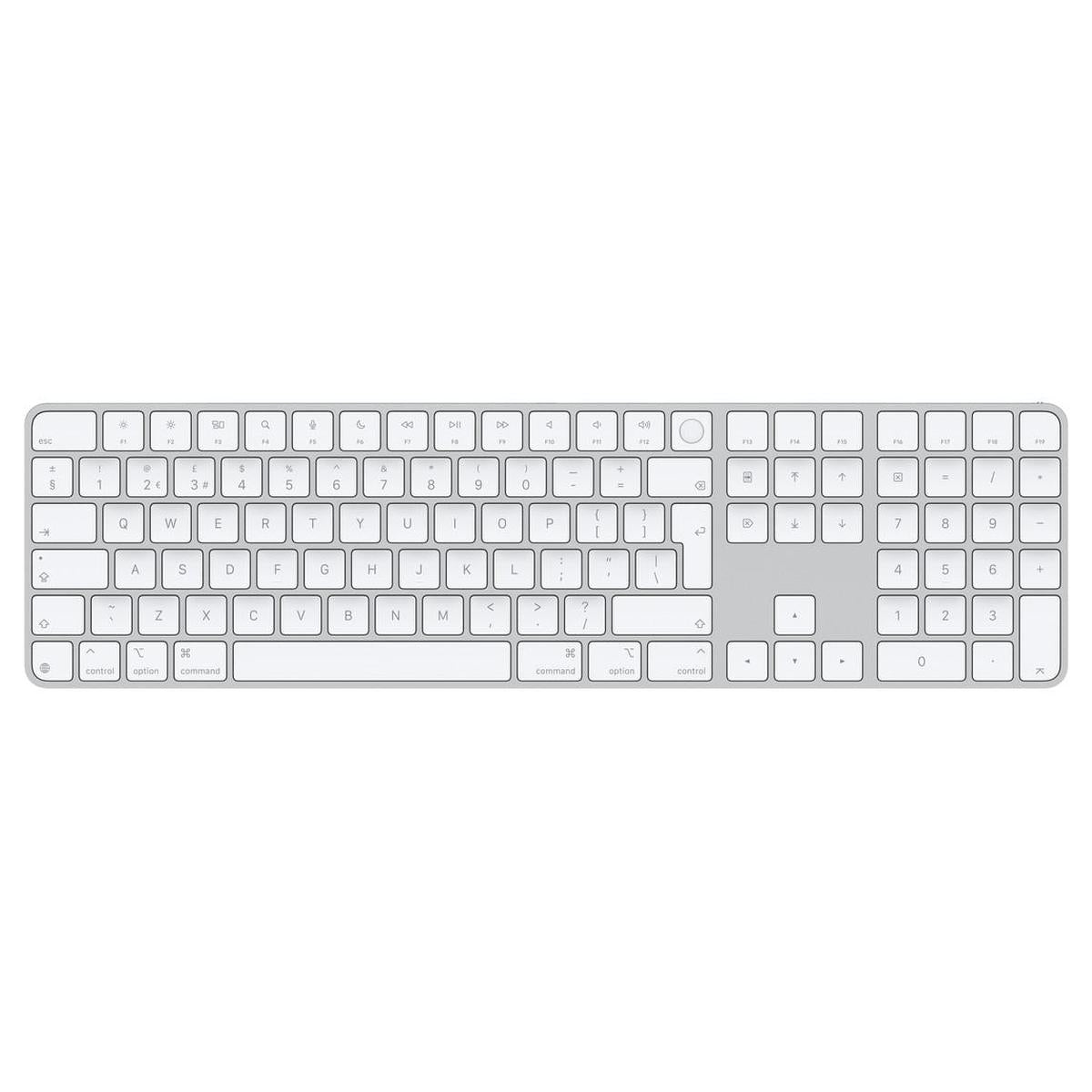 Apple Magic Keyboard with Touch ID and Numeric Keypad (USB-C) - English UK Layout - Perfect for MacBook, iMac & Office Work