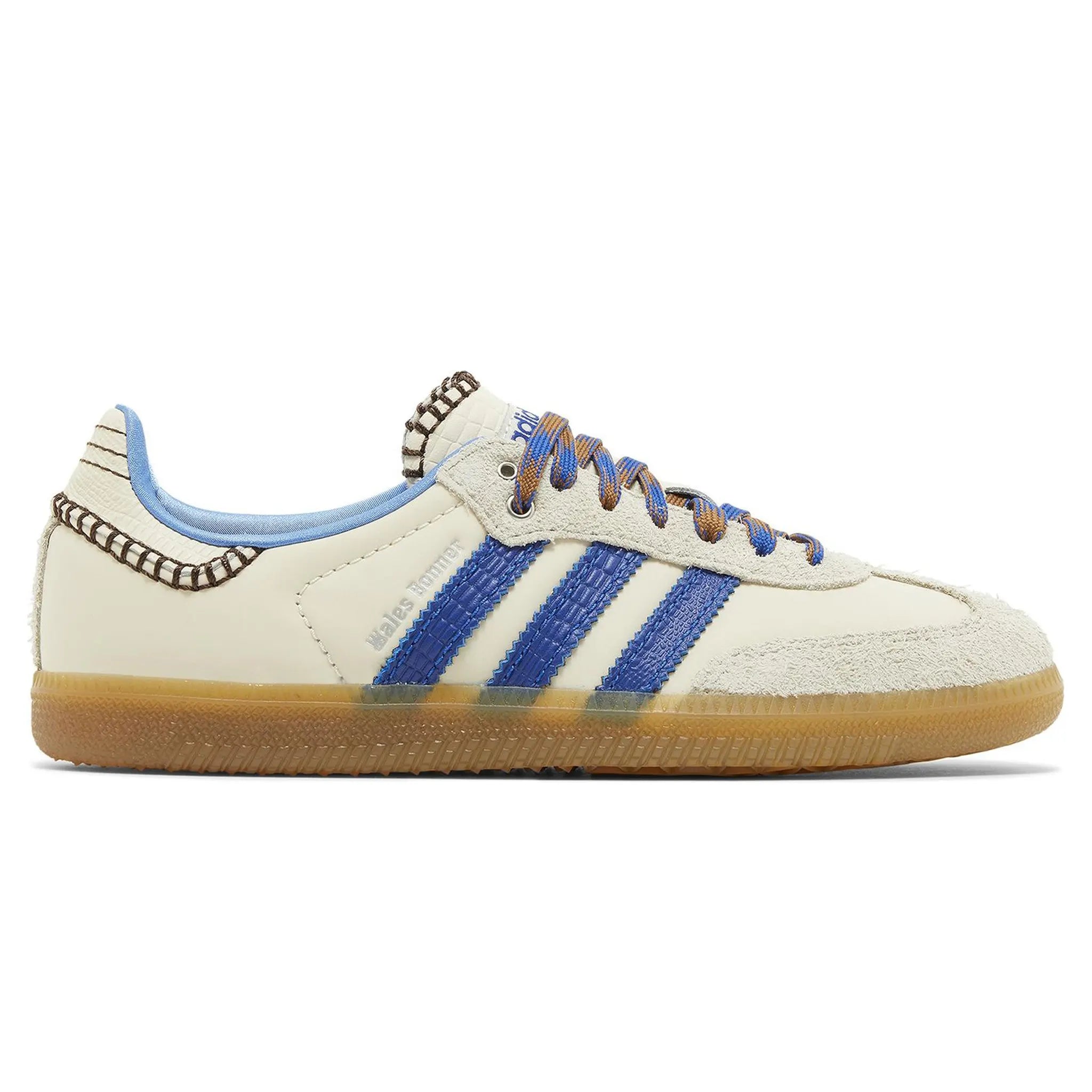 Adidas Samba Wales Bonner Sneakers - Nylon Upper, Wonder Clay & Royal Blue Colorway - Perfect for Casual Wear, Street Style & Everyday Comfort
