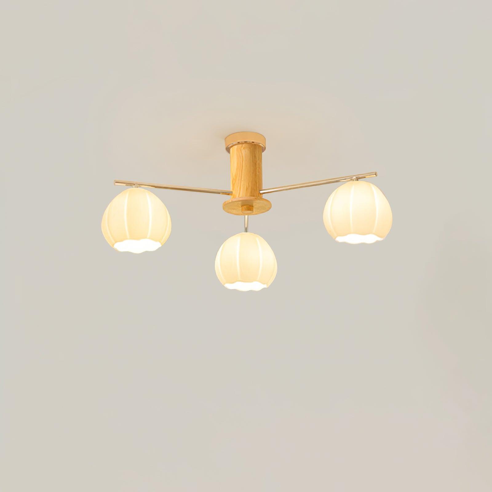 Modern Flower Buds Ceiling Lamp - Elegant Floral Design LED Light Fixture for Living Room, Bedroom & Dining Room Decor - Perfect for Home, Office and Wedding Venue Lighting
