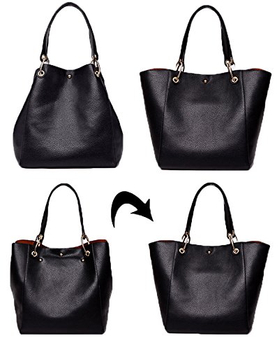 SQLP Large Work Tote Bag for Women - Stylish Designer Purse & Spacious Handbag, Big Bucket Bag with Crossbody Strap - Perfect for Office, Travel & Daily Commute