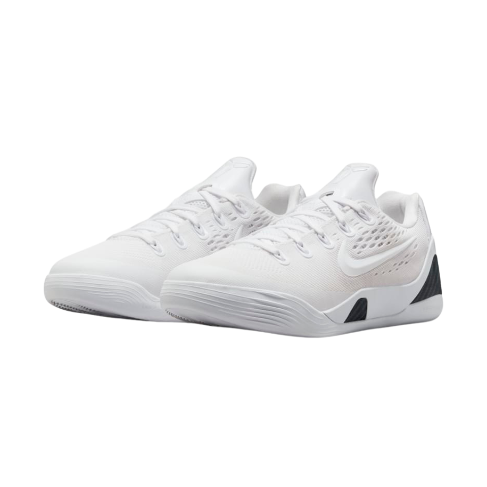 Nike Kobe IX GS Basketball Shoes - Halo White & White for Women's Youth - Perfect for Court Play & Casual Streetwear