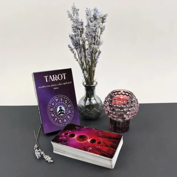 **Beginner Tarot Cards Deck with Meanings On Them – Complete Learning Set Includes Guide Book & Storage Wrap – Easy Tarot Reading for Beginners | Meditation, Self-Discovery & Spiritual Growth**
