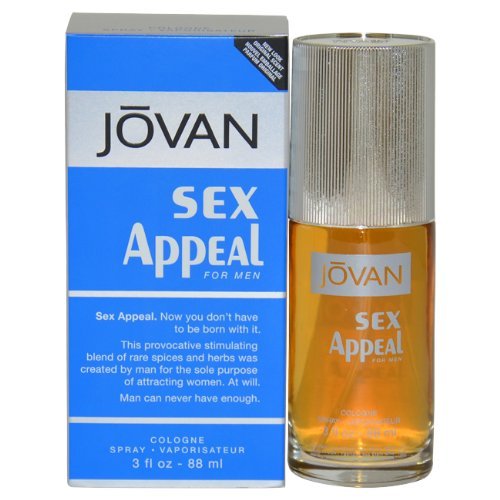 Jovan Sex Appeal Cologne for Men - 3 oz Eau de Toilette Spray | Free Gift Included | Perfect for Date Nights & Special Occasions