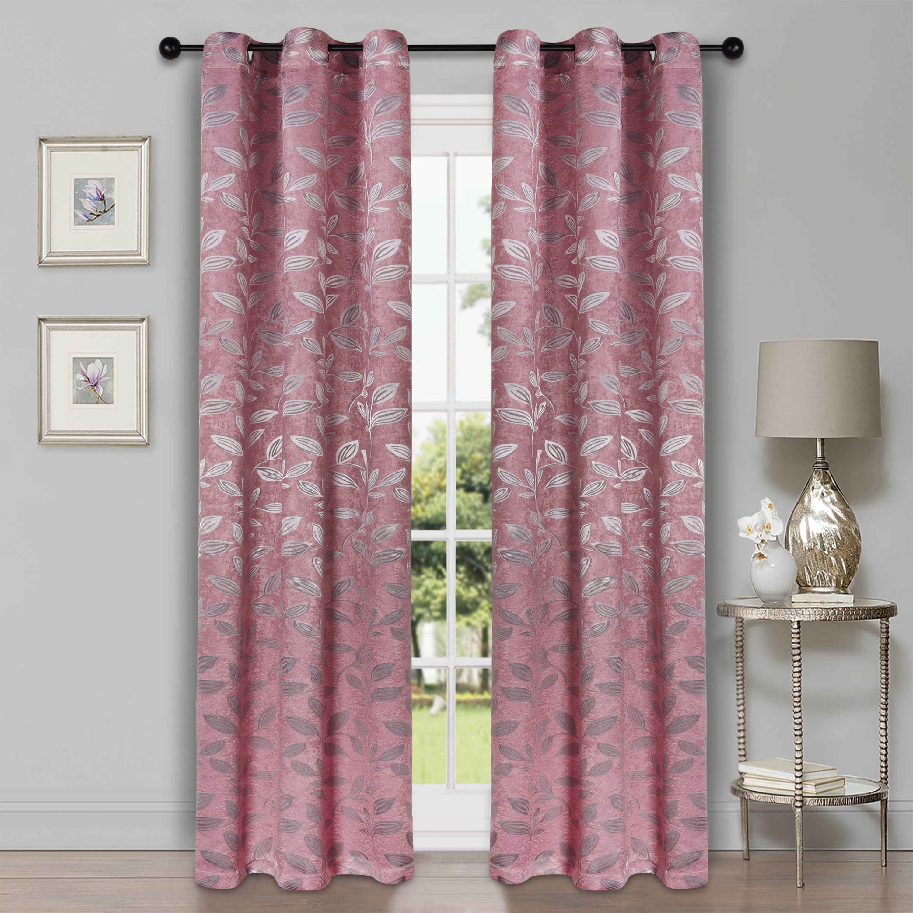 Blackout Curtains Set of 2 - Machine Washable Room Darkening Drapes for Bedroom & Living Room - Noise Reducing & Energy Efficient Window Treatments for Home & Office