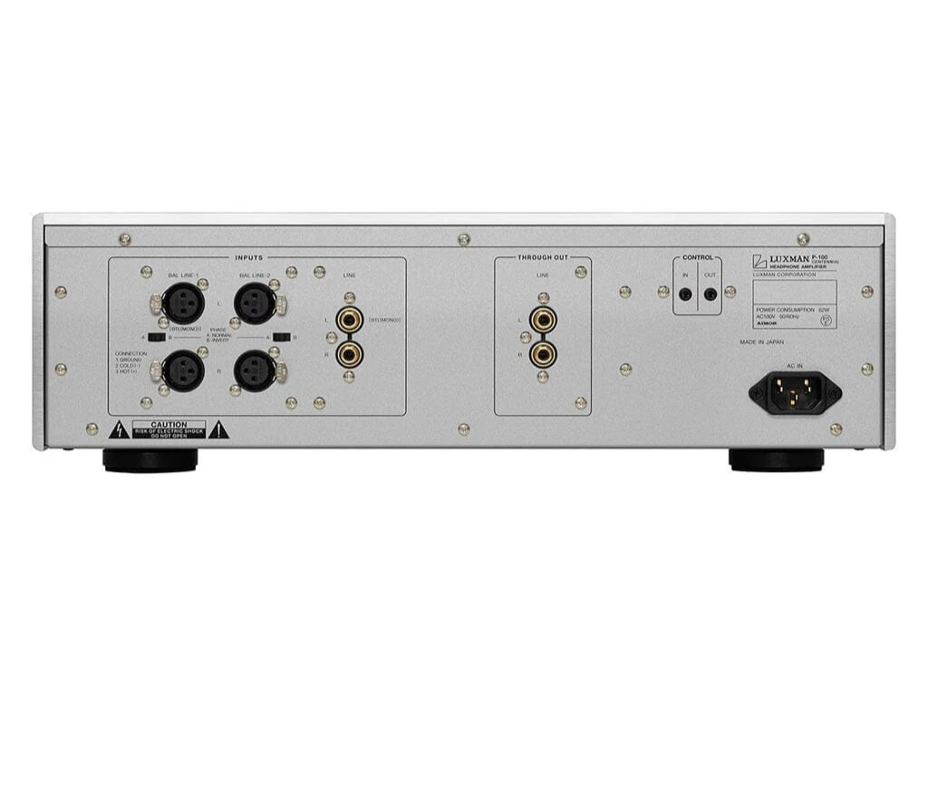 Luxman P-100 Centennial High-Fidelity Headphone Amplifier - Premium Audio for Audiophiles & Home Studio Use
