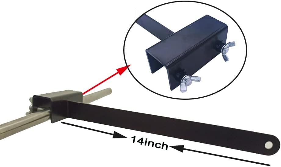 Heavy Duty Cargo Bar Truck Bed Divider - 2 Pack Black Bed Stabilizer for Pickup Trucks | Secure & Organize Gear During Transport | Perfect for Camping, Moving & Work Equipment