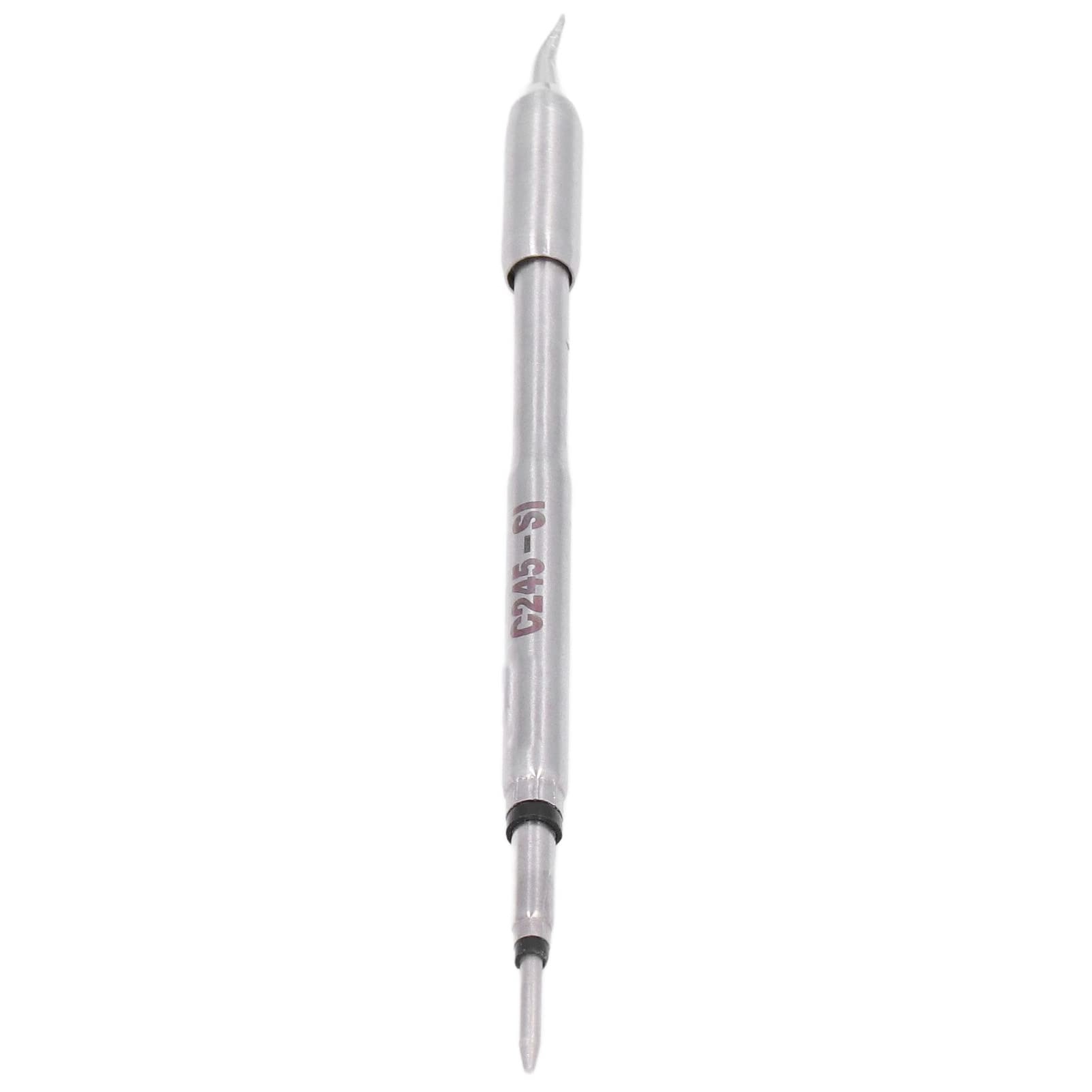 High-Quality C245 Alloy Copper Soldering Iron Tip Replacement for T245 Soldering Station - Perfect for Electronics Repair, DIY Projects & Brazing Equipment (245-SI)