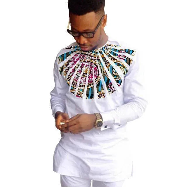Stylish African Print Shirts for Men - Traditional Dashiki & Ankara Tops - Perfect for Casual Wear, Cultural Events & Festivals