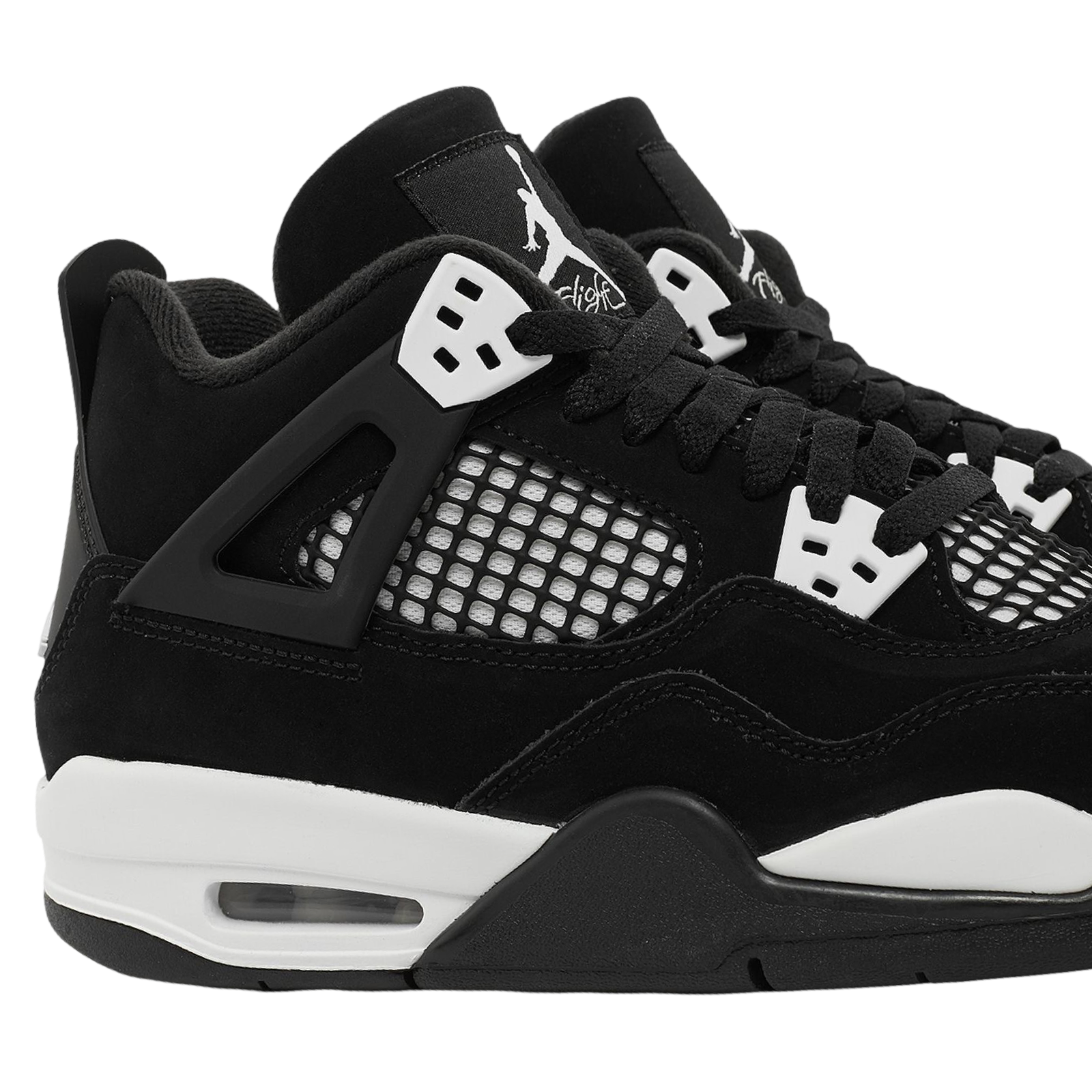 Air Jordan 4 GS White Thunder Basketball Shoes for Women & Girls - Perfect for Streetwear, Sneaker Collecting & Casual Fashion