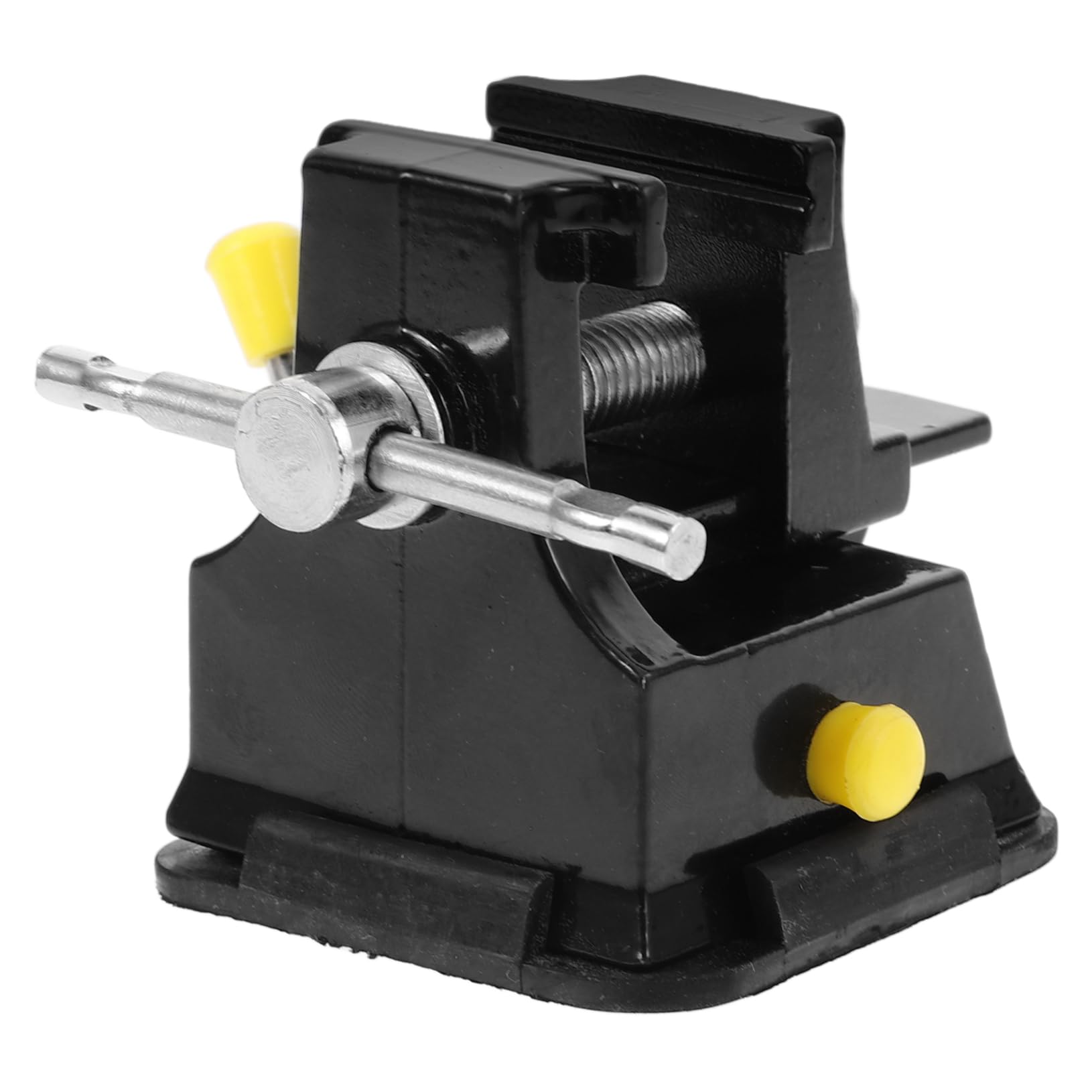 UKCOCO 1-Piece Aluminum Alloy Bench Vise Clamp - Small Rotating Suction Tool for Deck Screws & DIY Projects | Perfect for Woodworking, Metalworking & Home Repair
