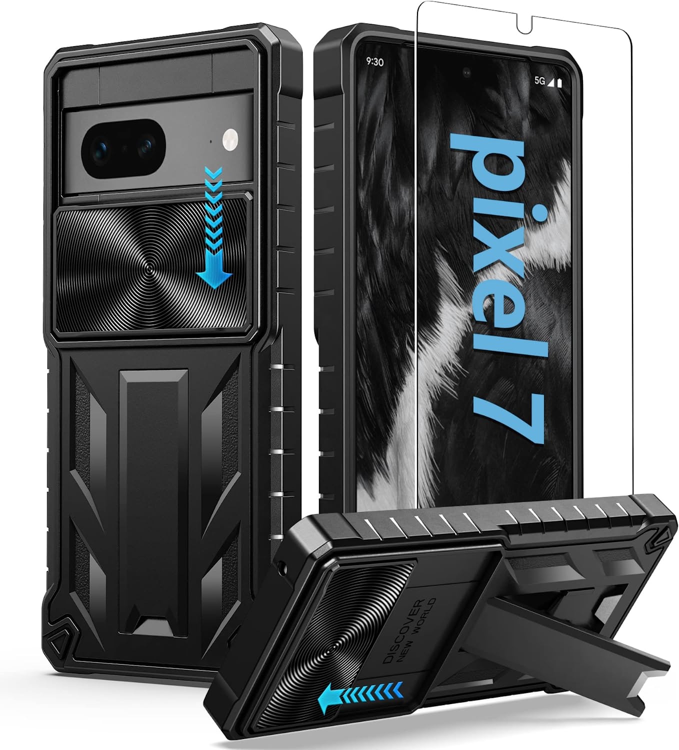Google Pixel 7 Phone Case - Shockproof Protective Cover with Matte Textured Design | Slim Fit Durable Hard Shell Bumper | Perfect for Daily Use, Travel & Outdoor Activities