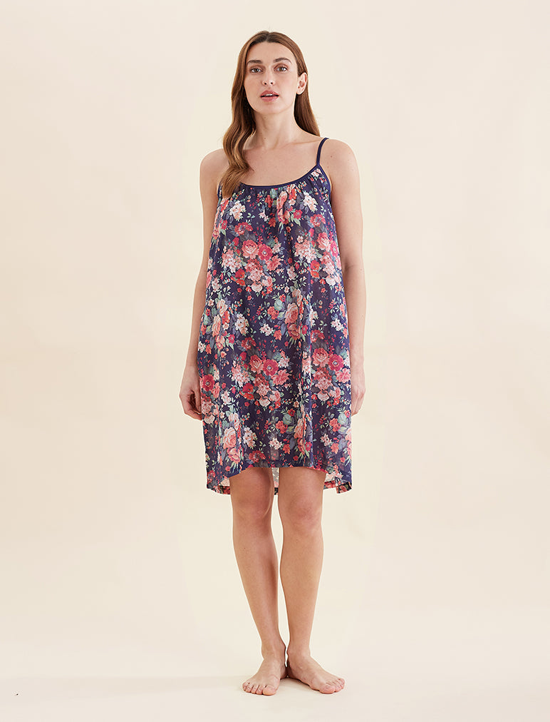 Grace Strappy Nightie - Sexy Lace Chemise for Women, Comfortable Sleepwear & Lingerie - Perfect for Romantic Nights, Honeymoon, and Special Occasions