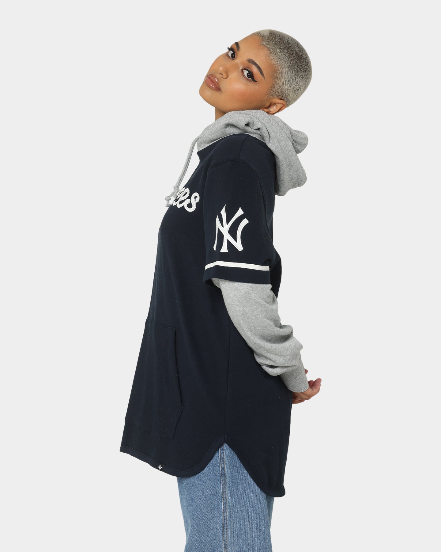 47 Brand New York Yankees Shortstop Hoodie - Navy Blue Pullover for Men & Women | Cozy Fall & Winter Wear for Baseball Fans, Street Style & Casual Outfits