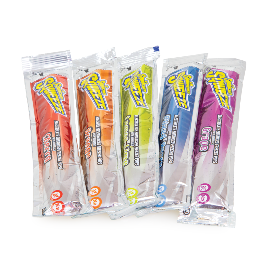 Sqwincher Squeeze Pops 89ml - Pack of 10 | Electrolyte Drink for Hydration & Energy | Perfect for Sports, Workouts & Outdoor Activities