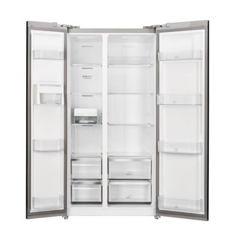 Electrolux ESE5401A SSG 499L UltimateTaste 700 Side by Side Refrigerator - Energy Efficient Stainless Steel French Door Fridge for Modern Kitchen & Family Use