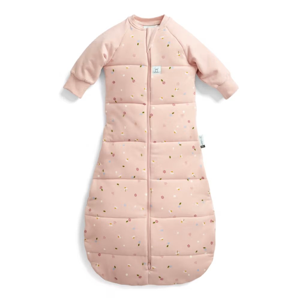 ErgoPouch TOG 2.5 Long Sleeve Baby Sleeping Bag with Daisy Print - Perfect for Nursery, Daycare & Comfortable Infant Sleep