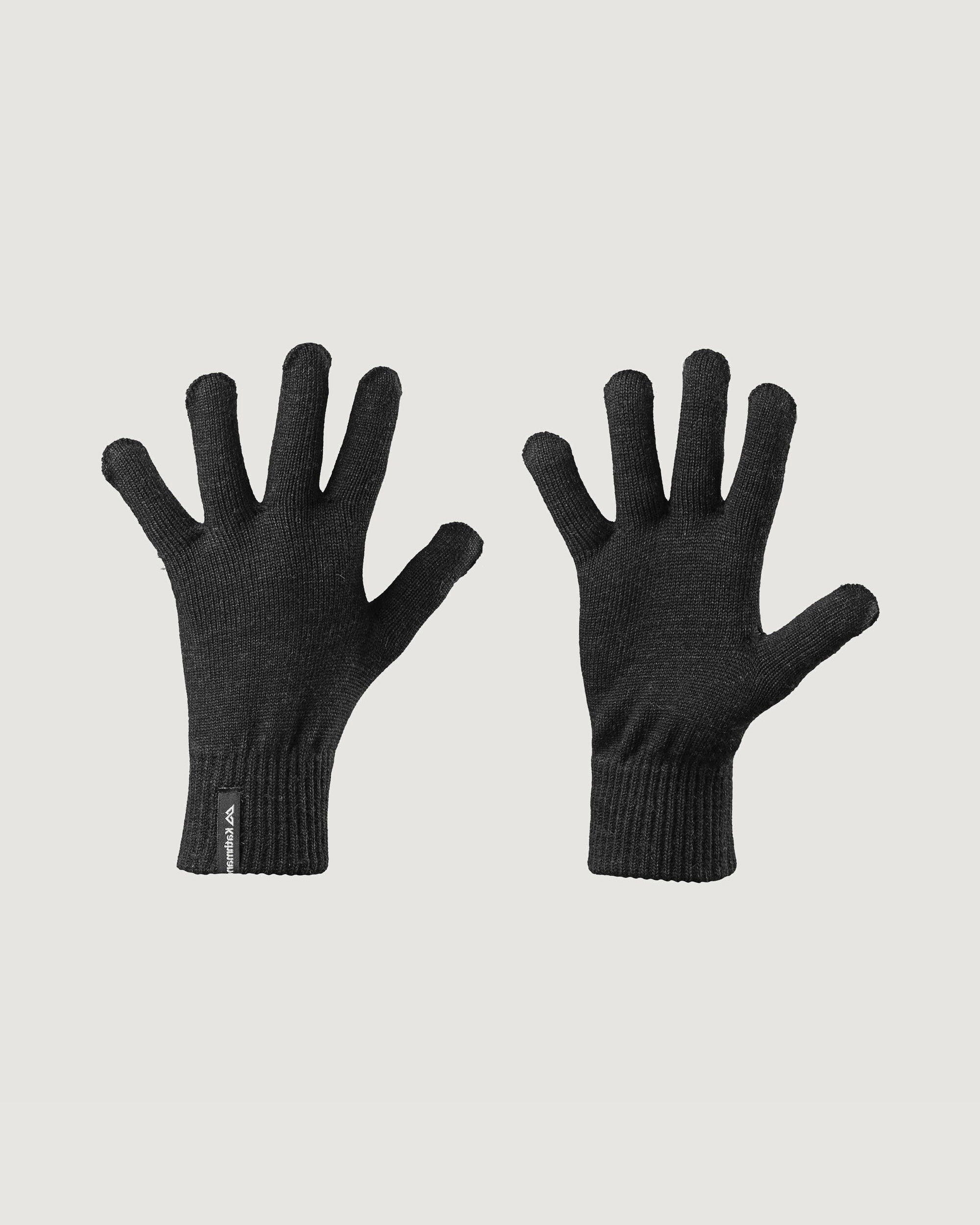 Premium Merino Wool Gloves for Men & Women - Soft, Warm & Breathable - Ideal for Winter Sports, Hiking & Outdoor Activities - Black