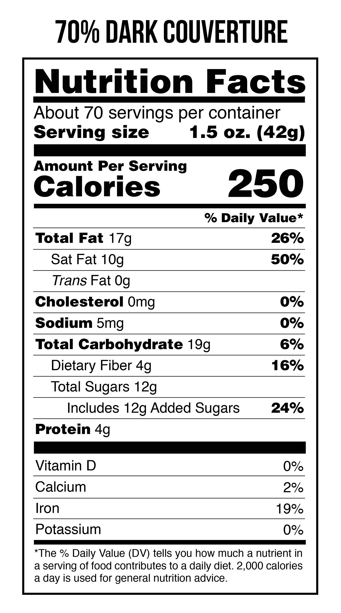 Organic 70% Couverture Chocolate Bulk 3kg Bag - Vegan, Fair Trade Dark Baking Chocolate for Desserts, Baking & Gourmet Cooking