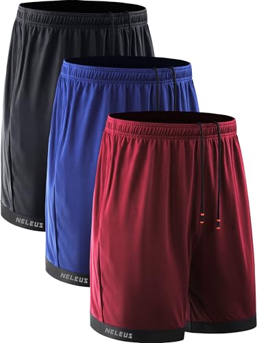 6095 Black/Blue/Red,3 Pack