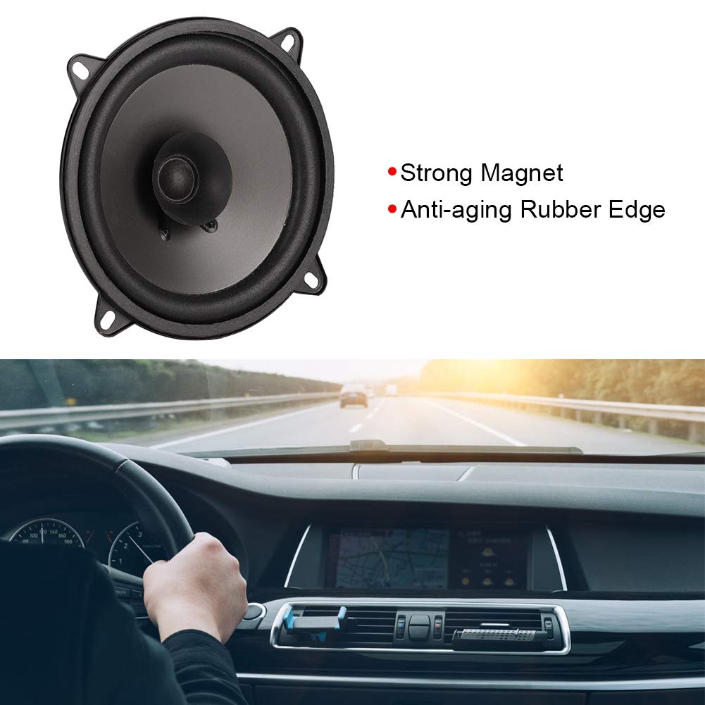 Terisass 5 Inch Car Coaxial Speakers 12V Universal 400W Loudspeaker Set, High-Quality Door Speakers for Enhanced Car Audio, Perfect for Sedans, SUVs, and Trucks
