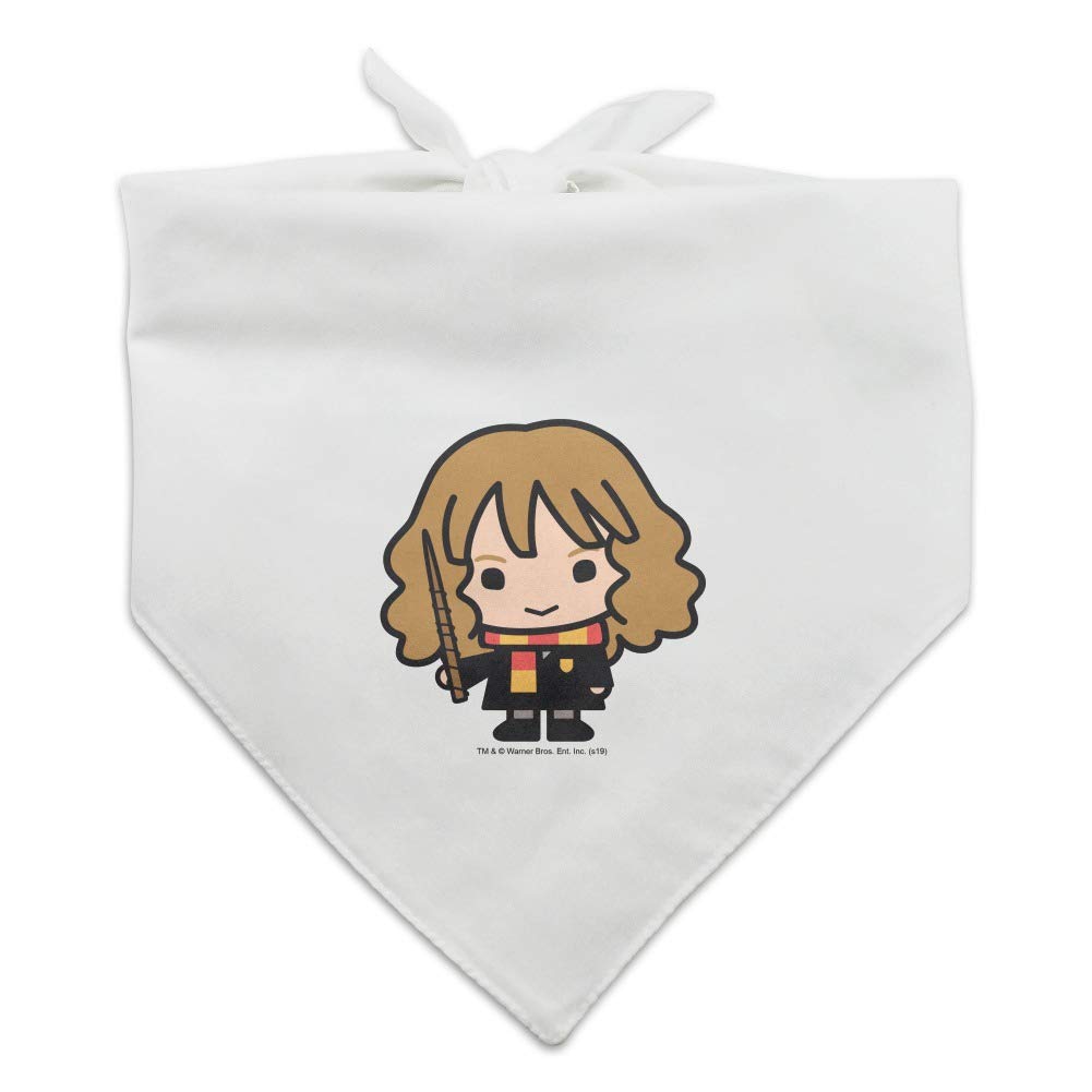 Harry Potter Chibi Hermione Pet Bandana - Cute Dog Bandana for Small & Medium Dogs - Perfect for Cosplay, Halloween & Potterhead Pet Lovers