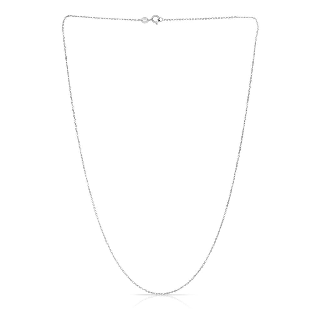 14K Gold 1.1mm Diamond Cut Cable Chain Necklace - Dainty & Elegant Jewelry for Women, Perfect for Layering, Gift Giving & Everyday Wear
