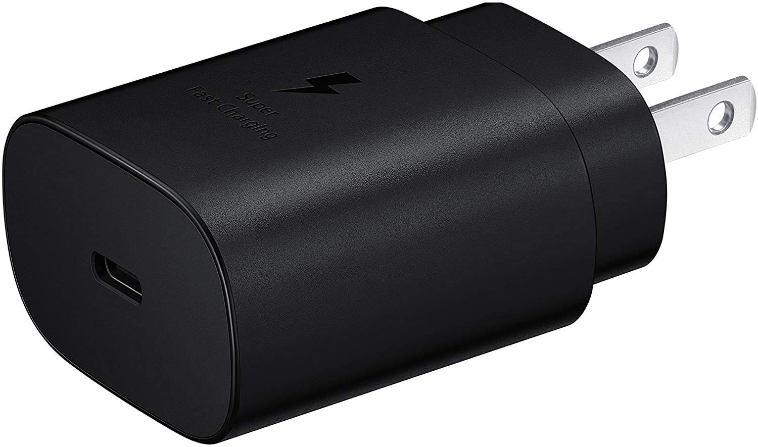 25W USB-C Super Fast Charging Wall Charger for Samsung Galaxy Note10+ 5G & More - Black | US Version with Warranty | Perfect for Travel, Home & Office Use
