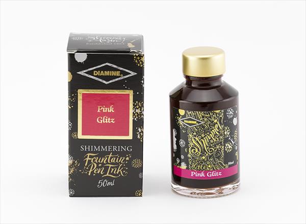 Diamine Shimmers Fountain Pen Ink - 50ml Bottle for Calligraphy, Writing & Art Projects - Vibrant Shimmering Ink for Premium Pens