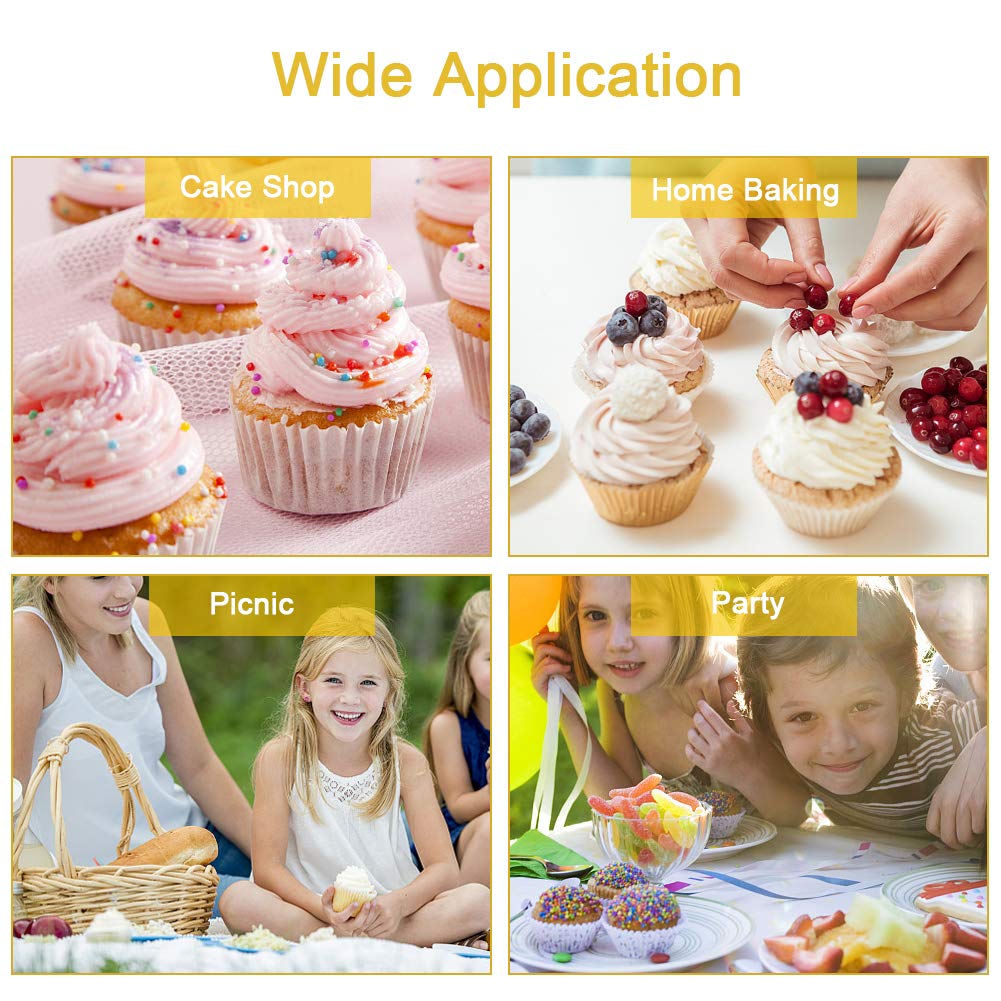 30 Pack Clear Plastic Cupcake Boxes with 2 Compartments - Stackable Disposable Bakery Containers for Cupcakes, Muffins, Cookies & Desserts - Perfect for Parties, Events & Bakery Storage