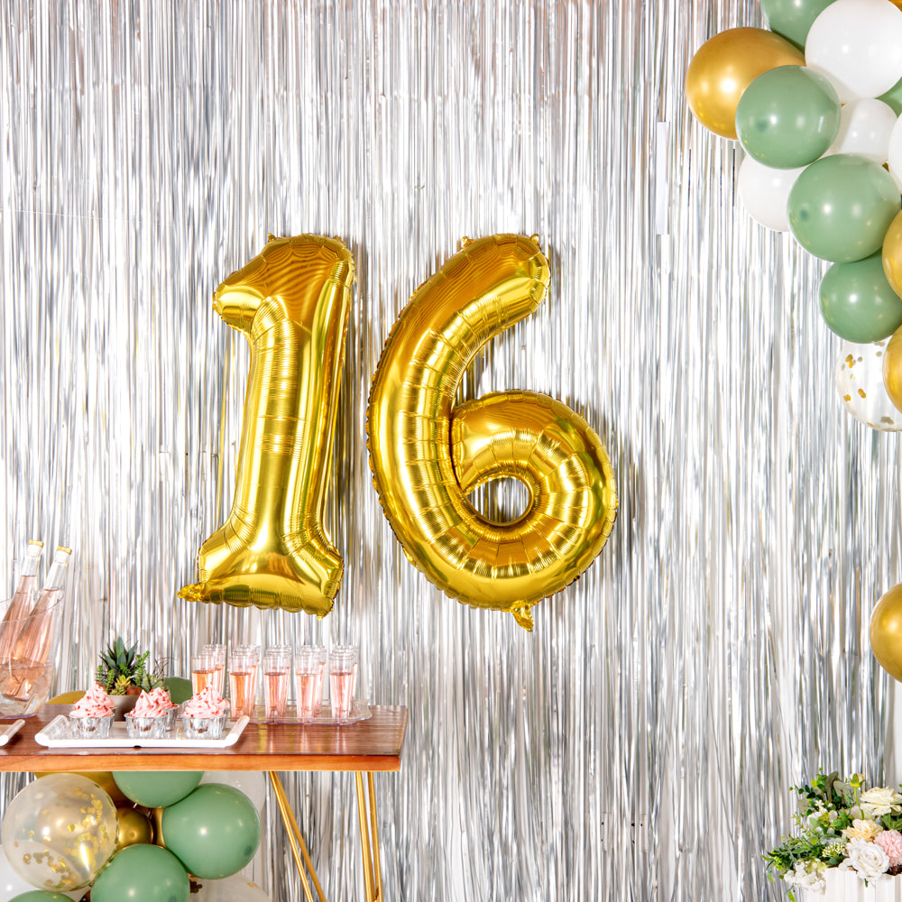 Balloonify Gold Mylar Number 1 Balloon - 40 Inch Large Foil Balloon for Birthday Party Decorations (1 Count) - Perfect for 1st Birthday, Anniversary & Celebration Decor