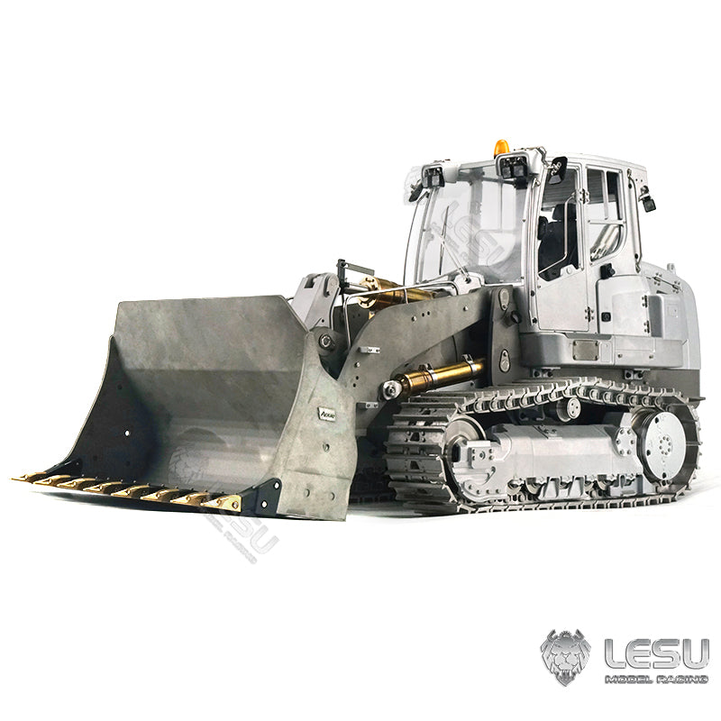 LESU 1/14 Scale Metal Hydraulic RC Tracked Loader - 2CH Valve, Servo, ESC, Sound System & Motor Bucket - Unassembled DIY Construction Model for Adults - Perfect for RC Construction Site Simulation & Heavy Equipment Enthusiasts