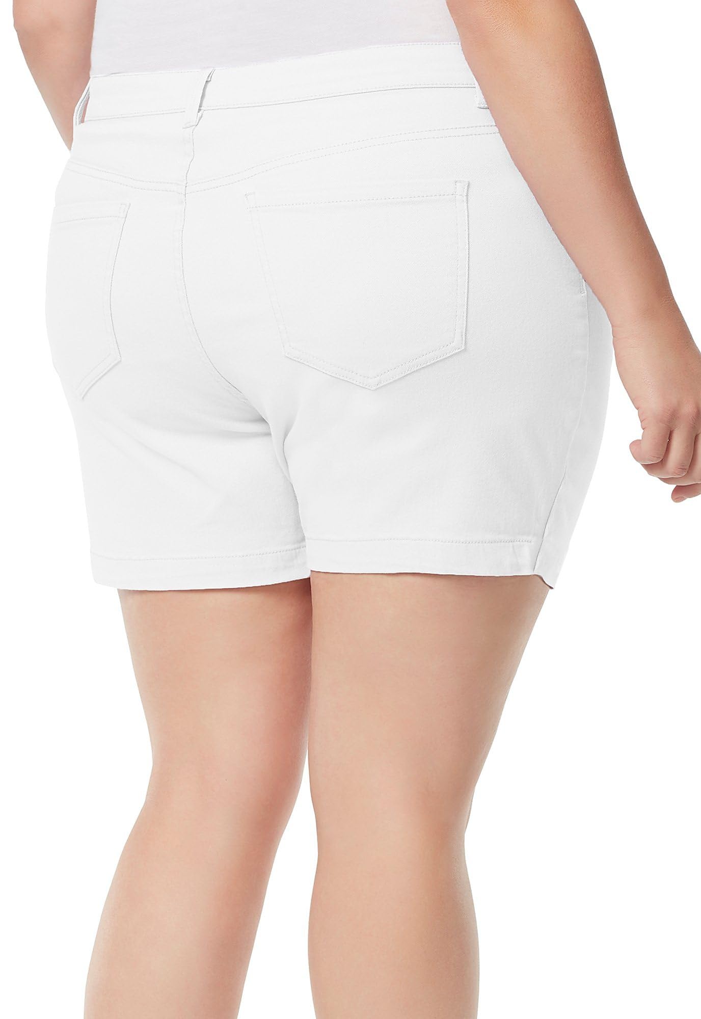Gloria Vanderbilt Women's Amanda Classic Denim Shorts - Comfortable High Waist Jean Shorts for Casual Wear & Summer Outfits