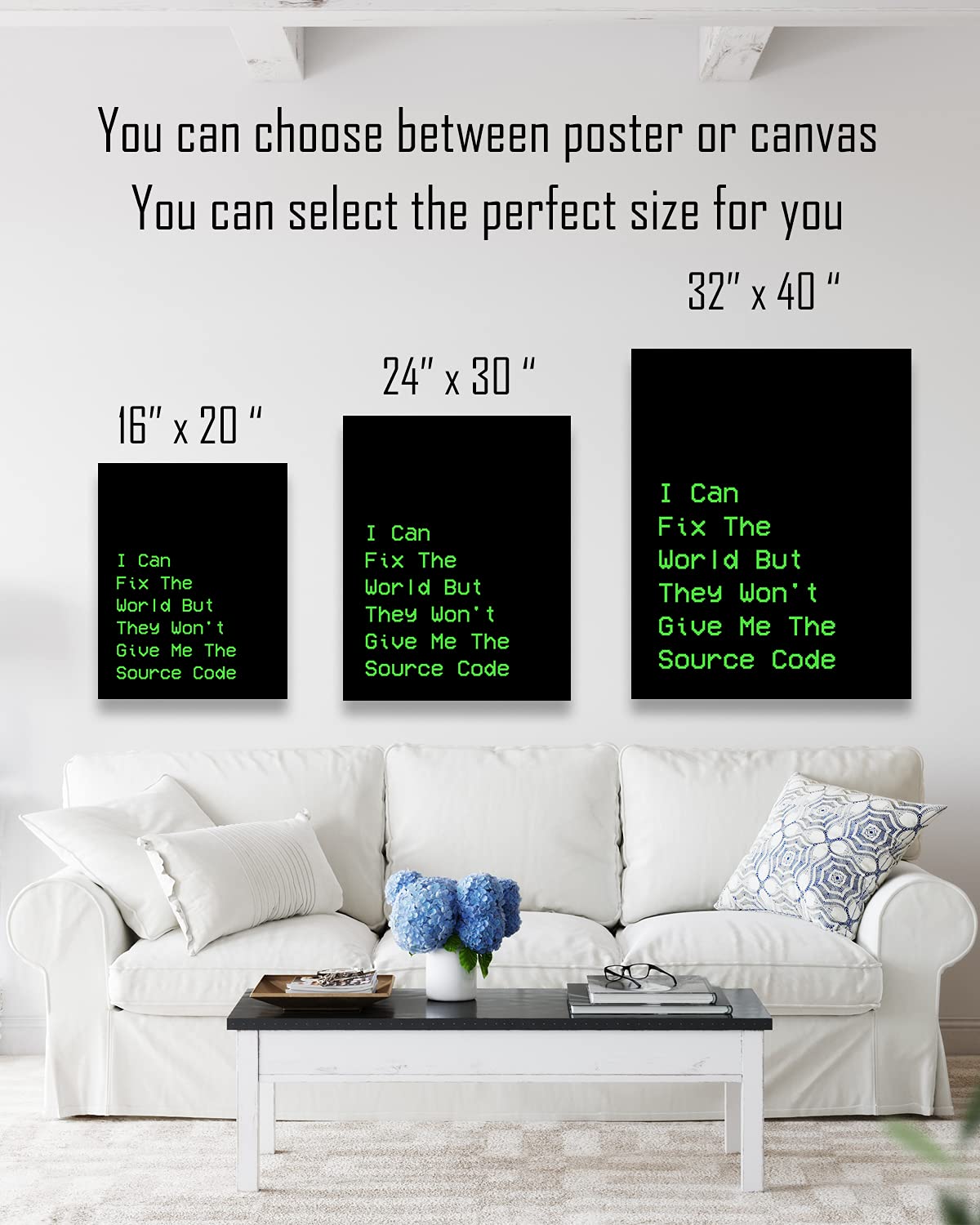Computer Technology Poster - Geek Wall Decor for Programmers & Coders | Coding Wall Art Print or Canvas | Perfect Gift for Tech Nerds & Computer Geeks | 32x40 Unframed Poster | Ideal for Office, Study Room & Gaming Setup
