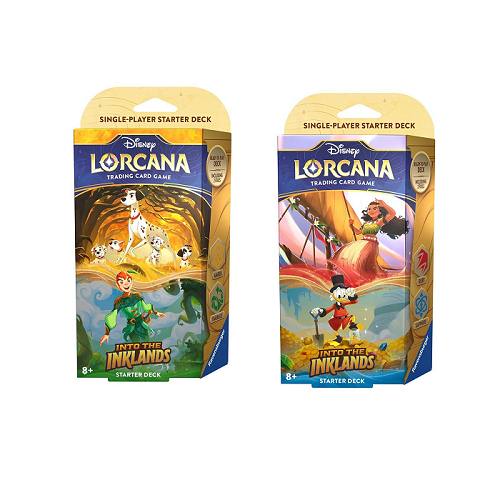 Disney Lorcana TCG: Into the Inklands Starter Decks - Official Trading Card Game for Collectors & Players | Perfect for Game Nights, Tournaments & Disney Fans