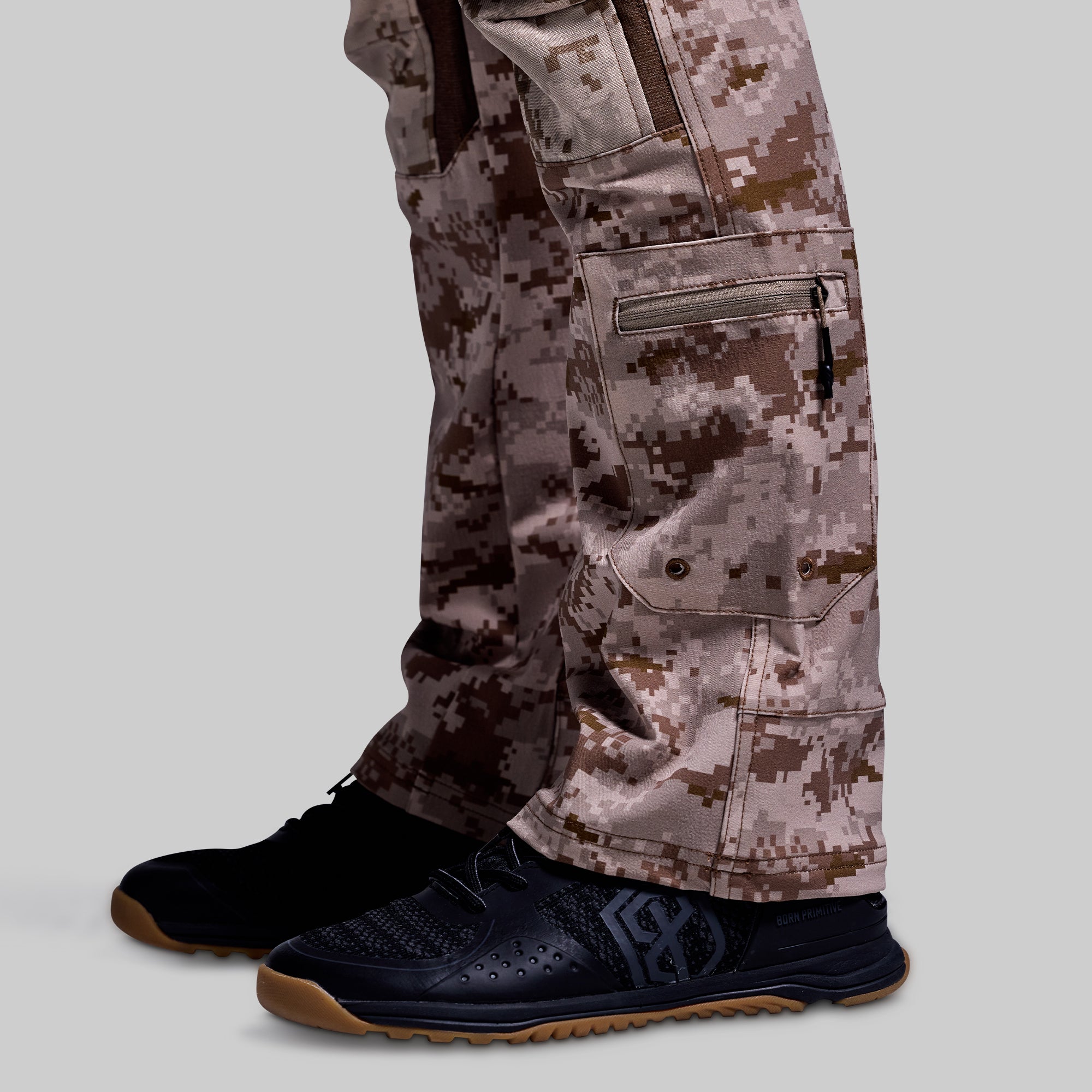 Women's Tactical Pants - Desert Digital Camo Combat Pants for Outdoor, Hiking & Airsoft | Lightweight Durable Military Style Cargo Pants
