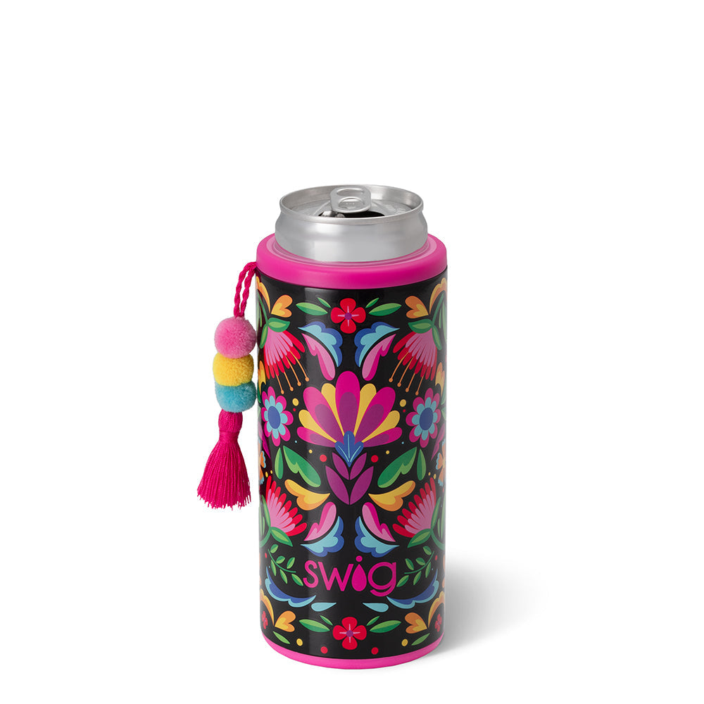 Caliente Skinny Can Cooler 12oz - Insulated Slim Beer Sleeve for Cans - Perfect for Beach, Pool, and Outdoor Parties