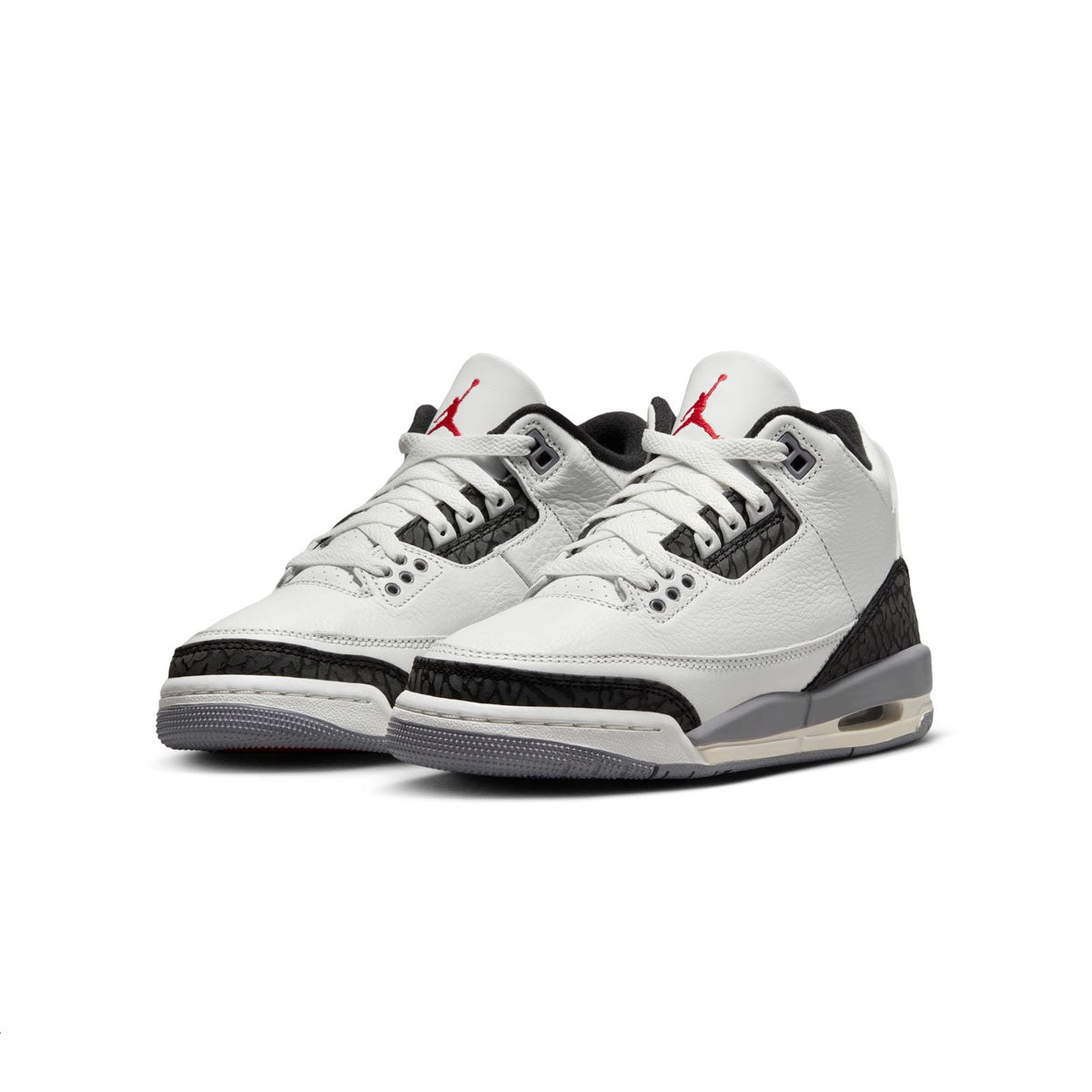 Air Jordan 3 Retro 'Cement Grey' Sneakers for Kids - Comfortable Basketball Shoes for Boys & Girls - Perfect for School, Sports & Casual Wear