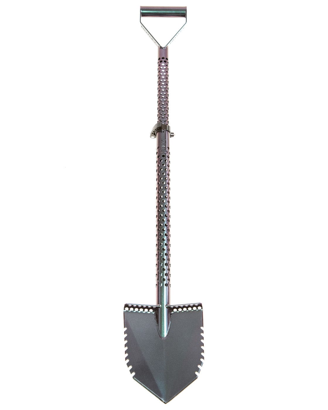 Motley Double Serrated Forest Fox Shovel - Heavy Duty Camping Shovel with Ergonomic Handle for Hiking, Survival, and Outdoor Adventures