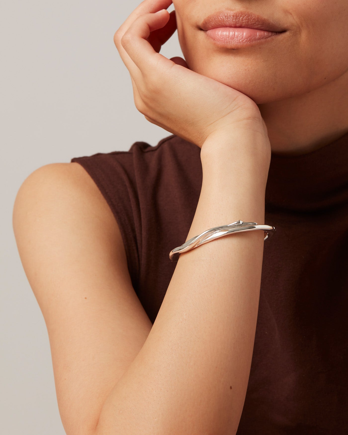 Colette Silver Bangle Bracelet for Women - Elegant & Stylish Jewelry for Everyday Wear, Parties & Special Occasions