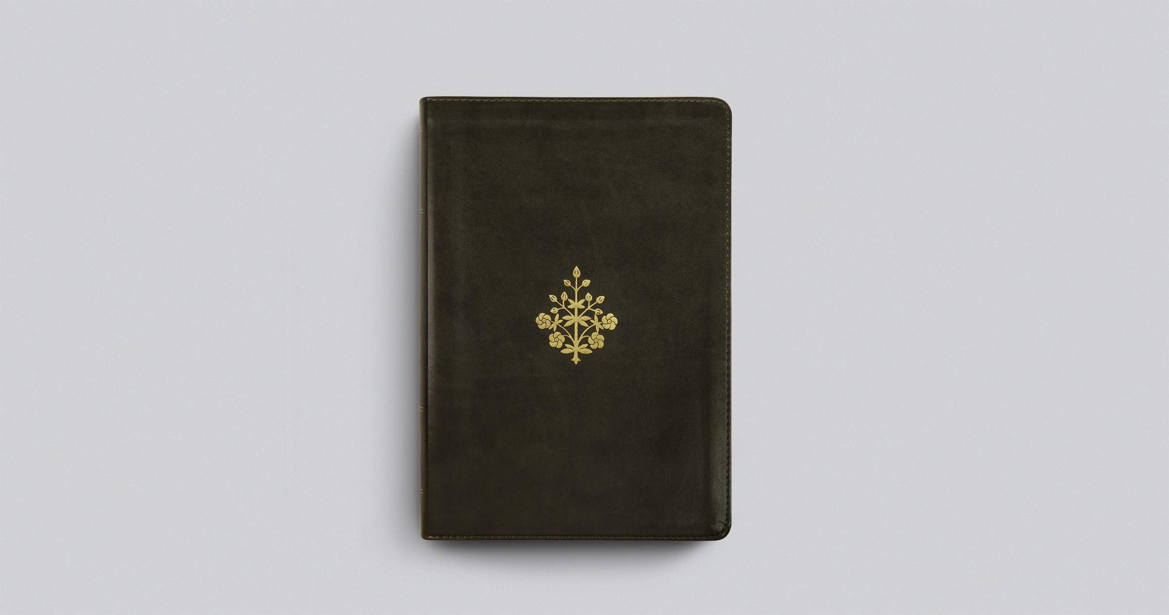 ESV Study Bible - TruTone Olive Branch Design Leather Bible for Men & Women | Perfect for Church, Bible Study Groups & Personal Devotion