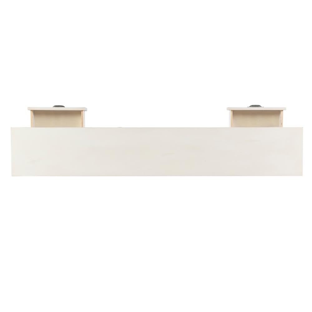 Pemberly Row Transitional Cream Birch Wood Console Table - Elegant Entryway Furniture for Hallway, Living Room & Foyer Decor