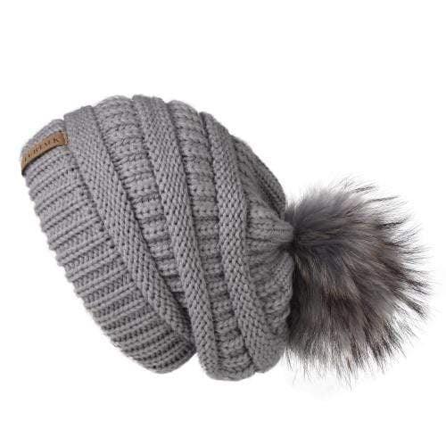 Cozy Velvet Pompom Slouchy Beanie Hat for Women - Winter Warm Knit Hat with Soft Pom Pom - Perfect for Cold Weather, Outdoor Activities & Fashion Accessories