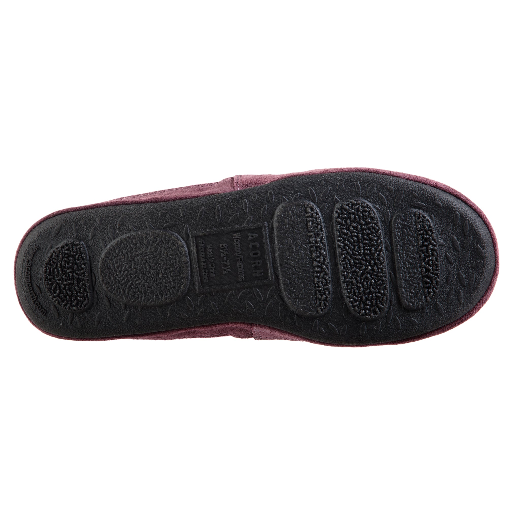 Women's Acorn® Moc II Collapsible Heel Slippers with Indoor/Outdoor Sole - Cozy House Shoes for Relaxing at Home, Lounging & Quick Outdoor Errands