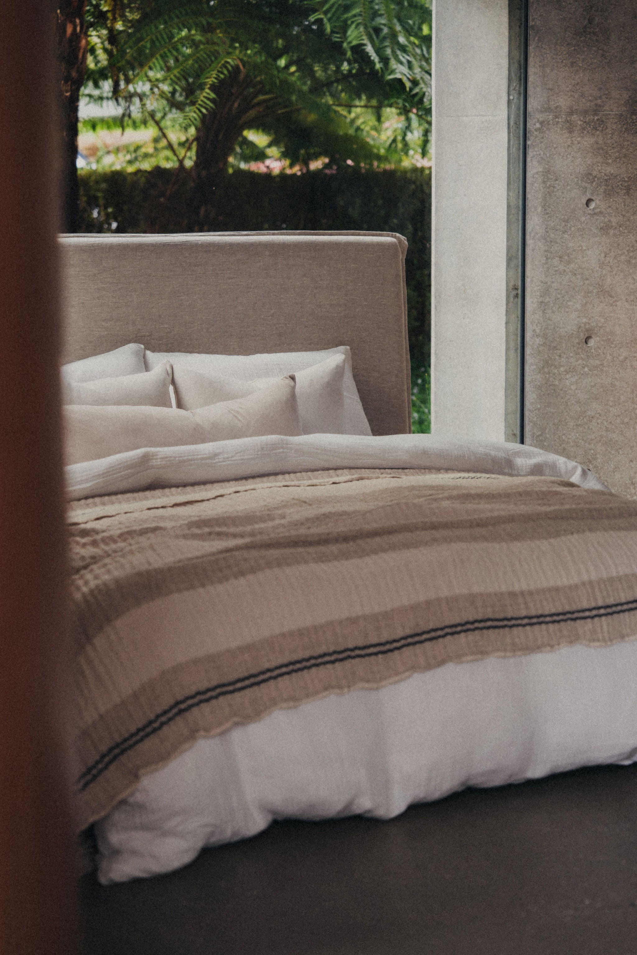 Premium Enes Linen Blanket - Soft & Breathable Bedding for All Seasons | Perfect for Home, Office, Travel & Outdoor Use