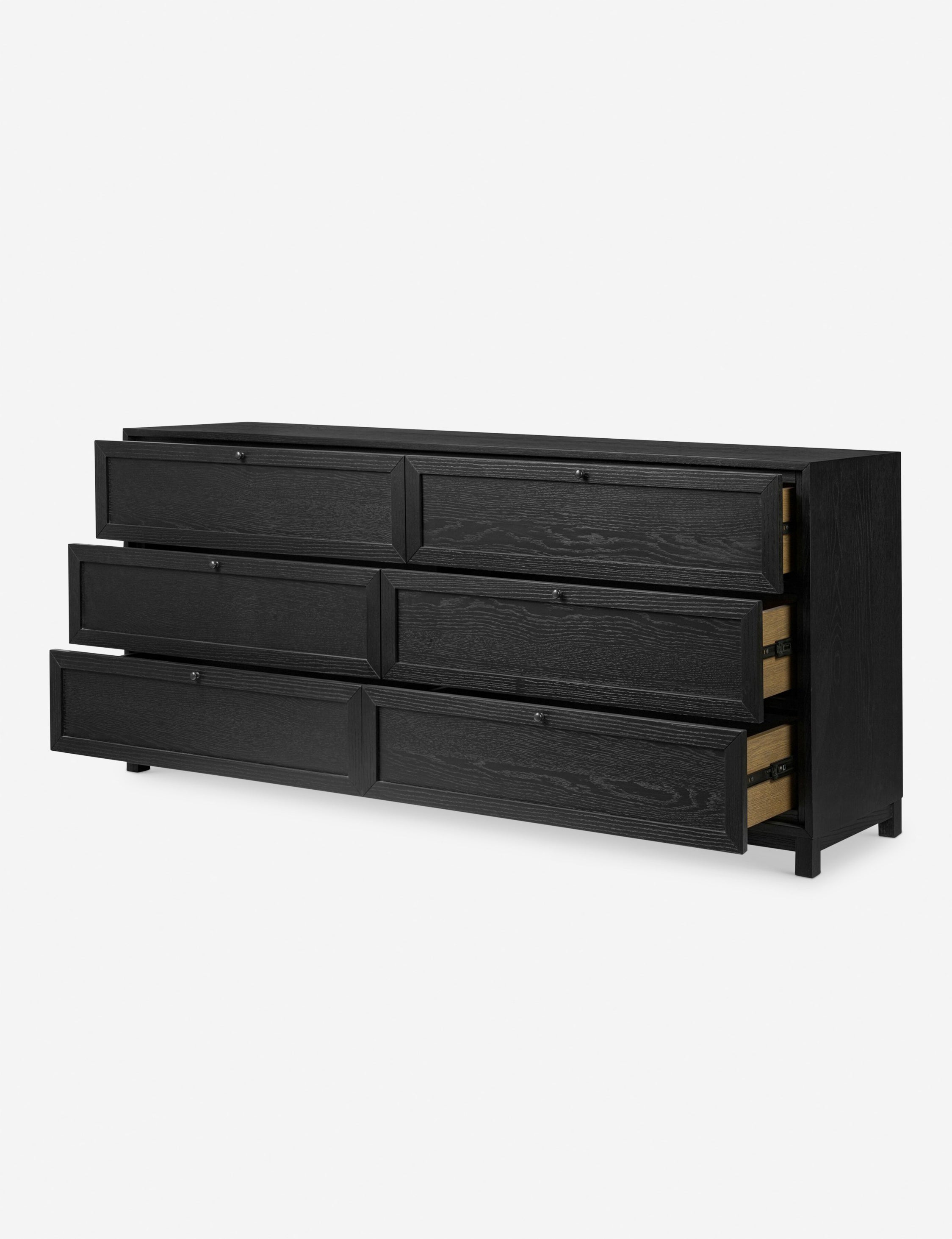 Carly 6 Drawer Dresser - Modern Wooden Chest of Drawers for Bedroom Storage & Organization | Perfect for Clothes, Linens, and Accessories