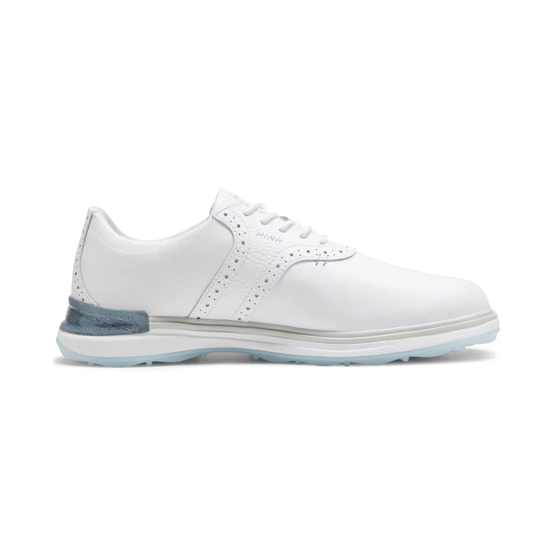 Puma Avant Running Shoes for Men - White/Ash Gray/Icy Blue | Lightweight & Breathable Sneakers for Jogging, Gym & Casual Wear