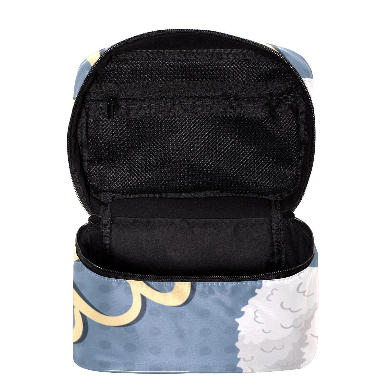 Llama Animal I Choose to Be A Unicorn Travel Makeup Bag - Large Cosmetic Organizer with Zipper for Women & Girls - Perfect for Travel, Gym, and Everyday Use