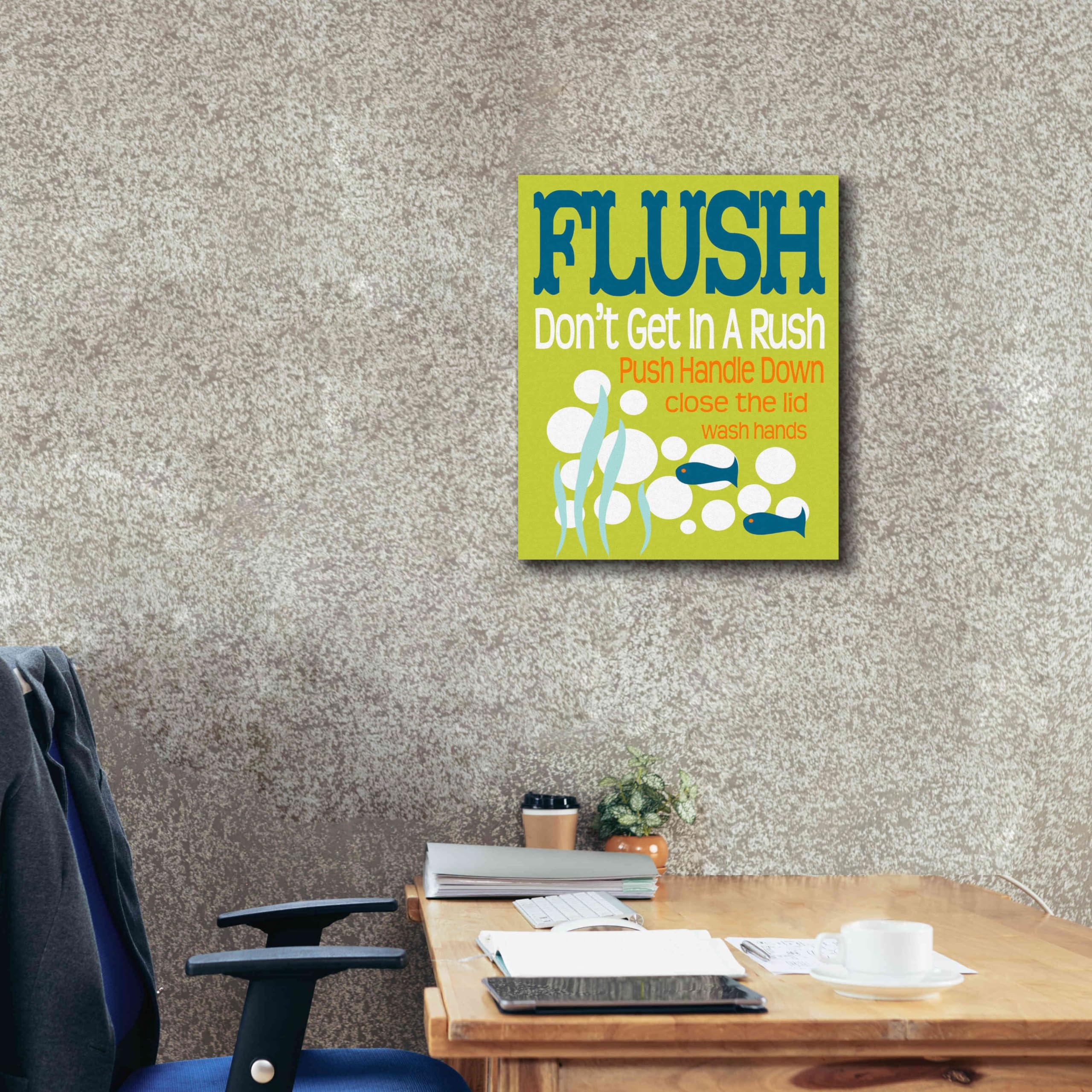 Epic Graffiti 'Ocean Bubble Friends 2' by Leslie Fuqua - Premium Giclee Canvas Wall Art Print 20