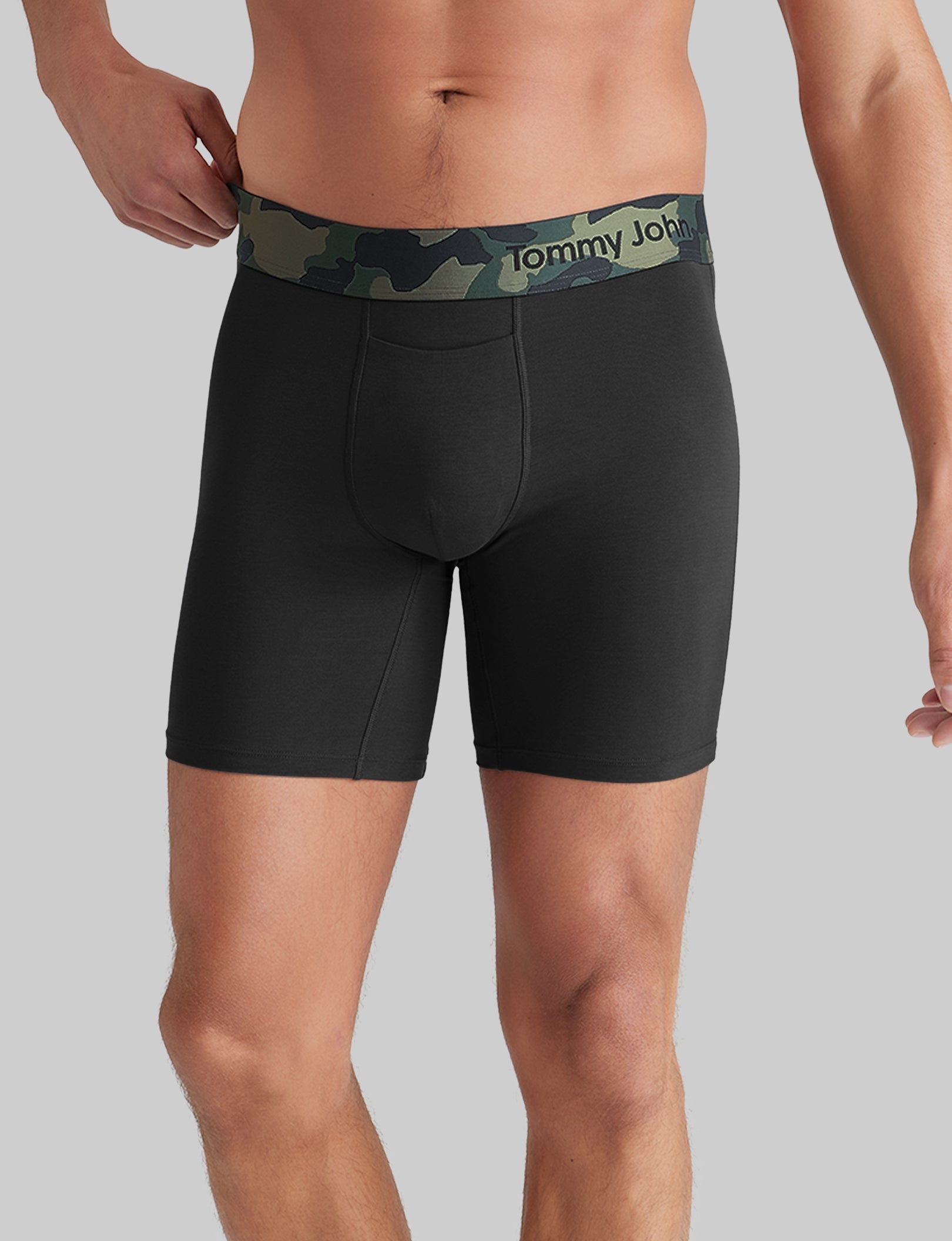 Breathable Cotton Mid-Length Boxer Briefs for Men - 6 Pack Comfort Underwear for Daily Wear, Workout & Sleep