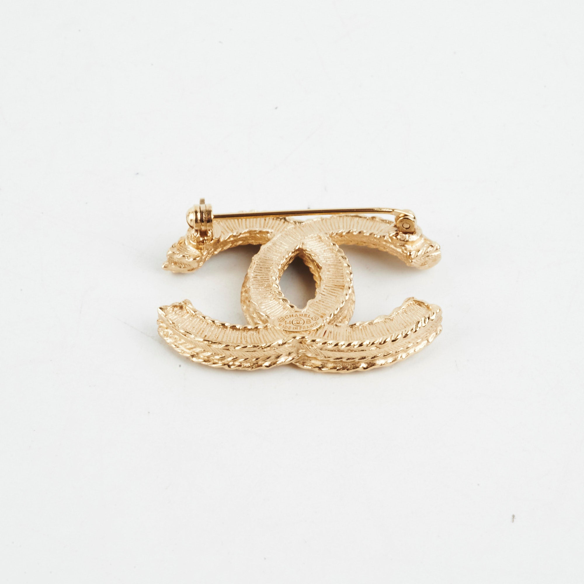 Chanel CC Logo Pearl Gold Brooch - Elegant Costume Jewelry for Women | Perfect for Parties, Weddings & Special Occasions